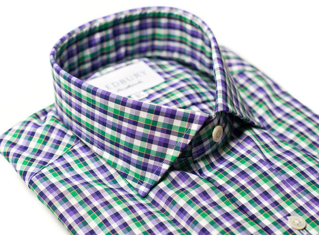 The Orleans Check Classic collar