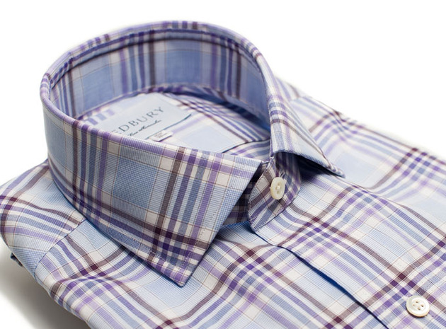 The Warsaw Plaid collar